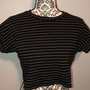 Striped crop top